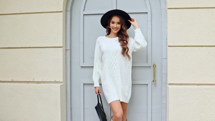 Lottie - Vestido de invierno para mujer con mangas largas | Oversize