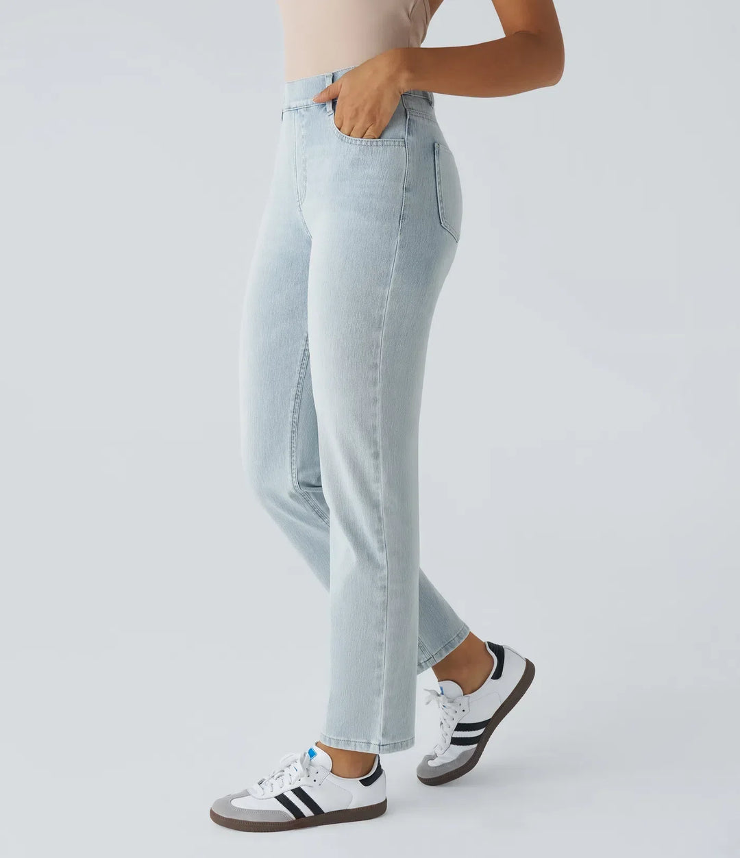 Olivia | Pantalones Altos y Elásticos para Mujeres