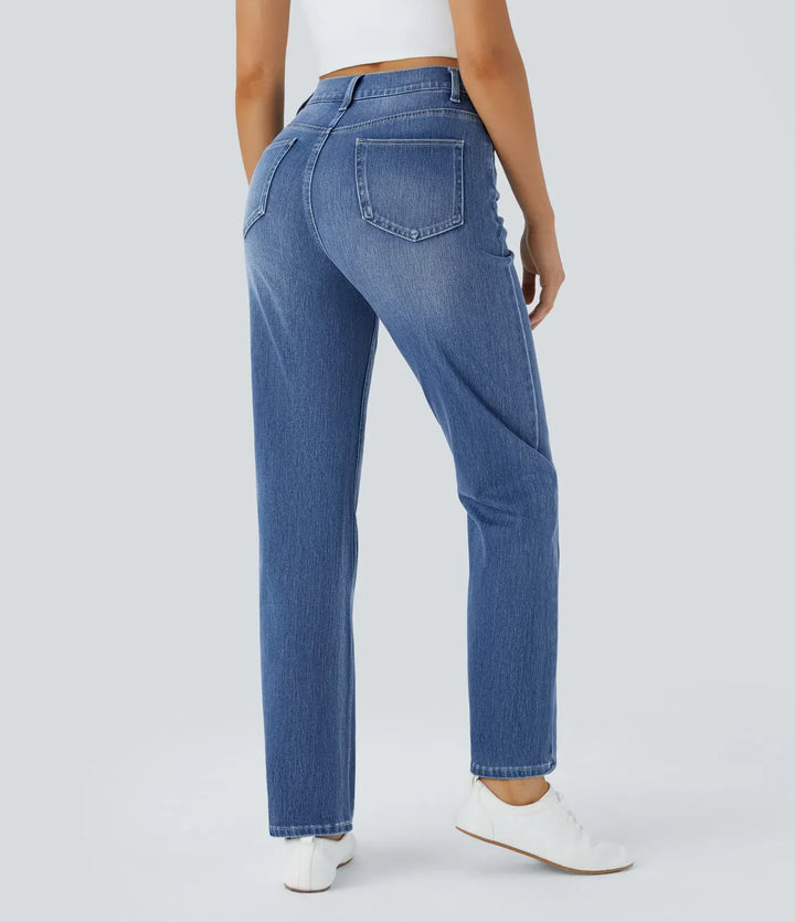Olivia | Pantalones Altos y Elásticos para Mujeres