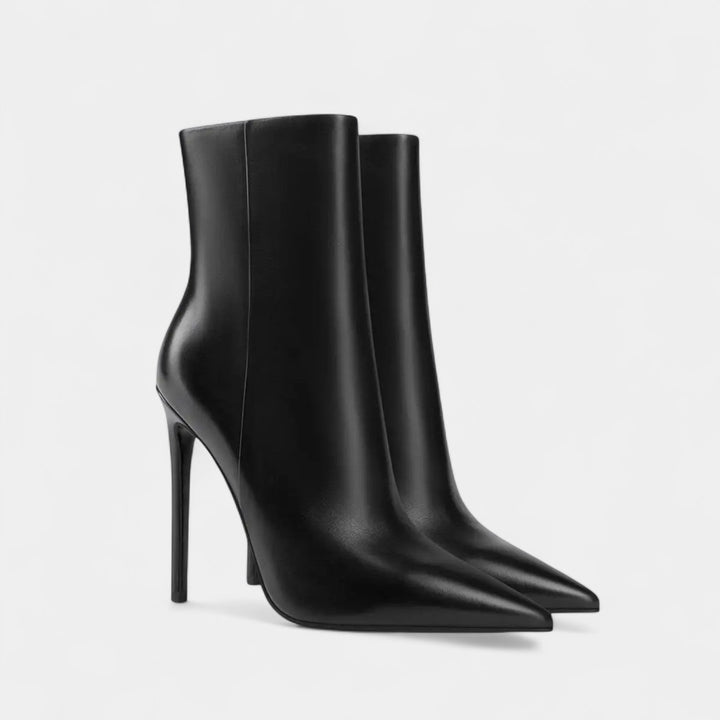 Naila | Botines de mujer con tacón y punta afilada, elegantes para otoño