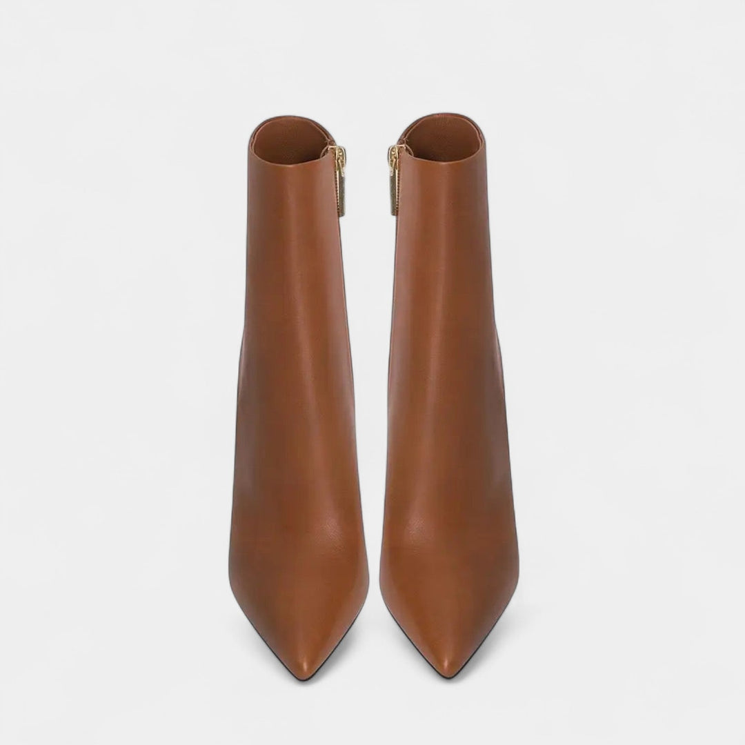 Naila | Botines de mujer con tacón y punta afilada, elegantes para otoño