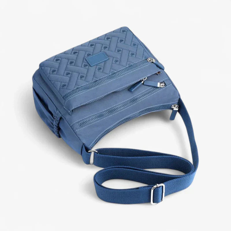 Klaudia - Bolso de hombro elegante con múltiples compartimentos y correa ajustable