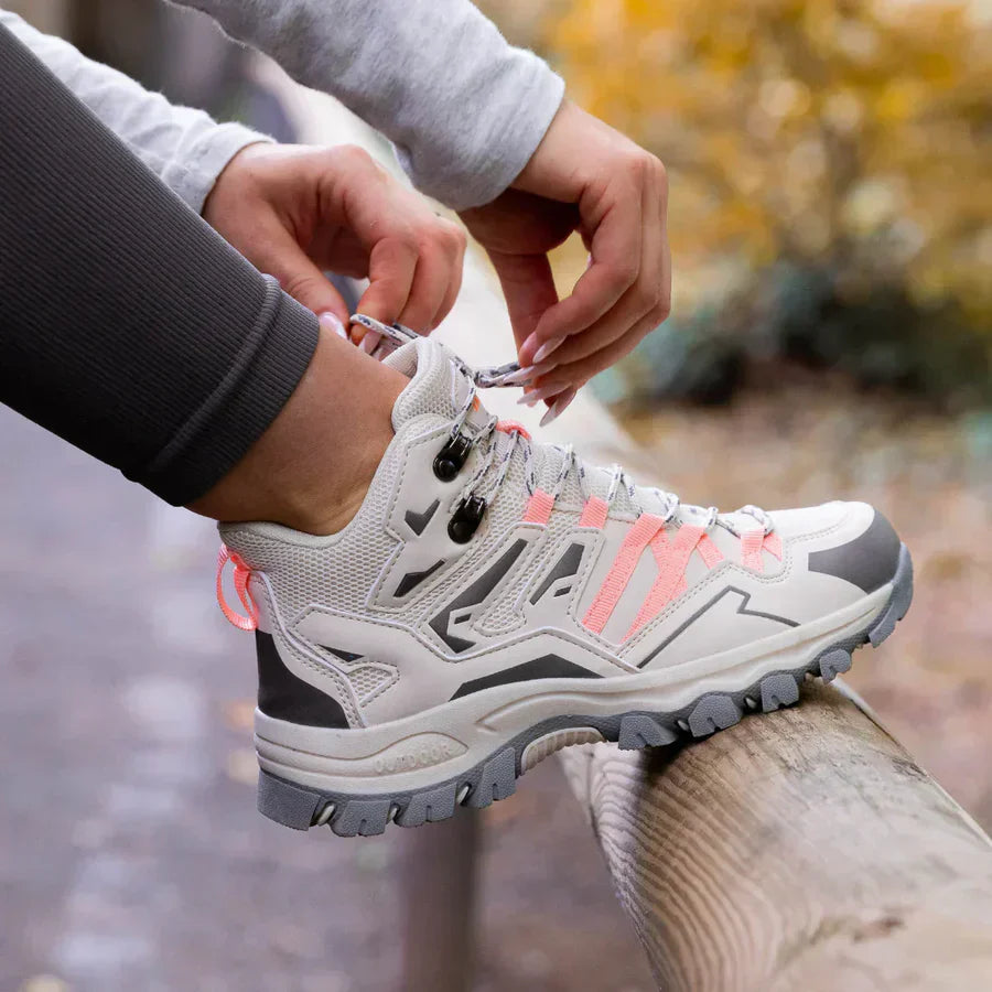 Thalina - Botas de trekking unisex para exteriores – impermeables, amortiguadoras, con caña alta