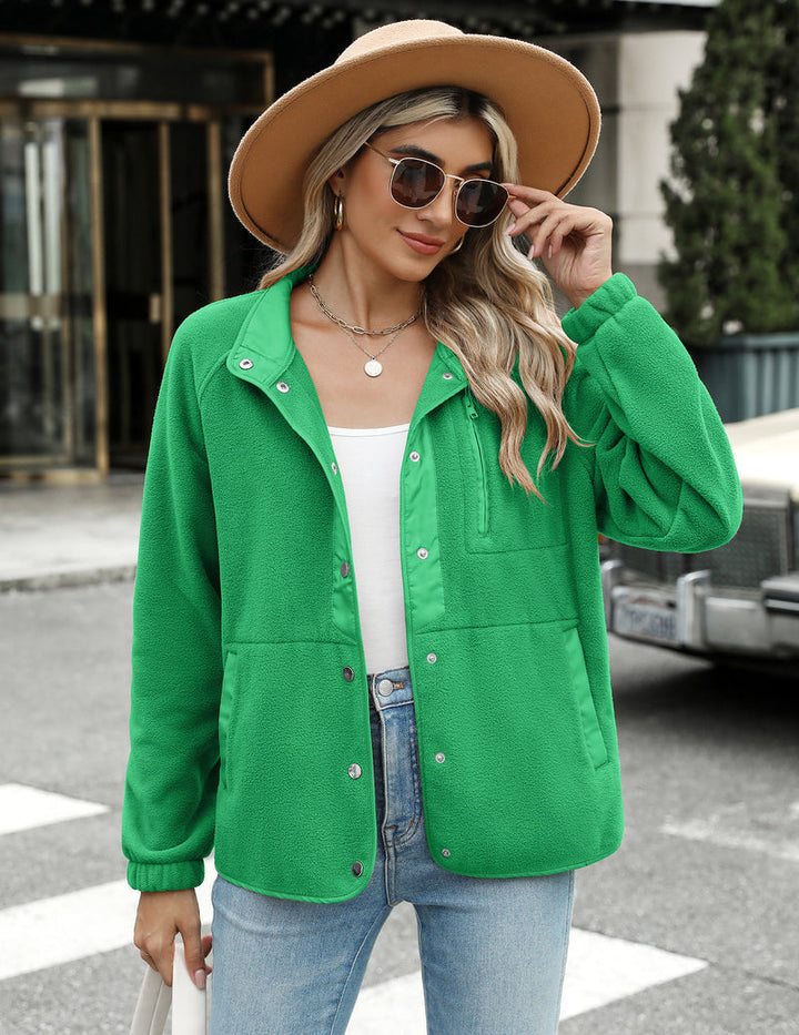 Zara | Chaqueta polar acogedora para mujer con diseño western de patrón azteca, estilo cálido y casual