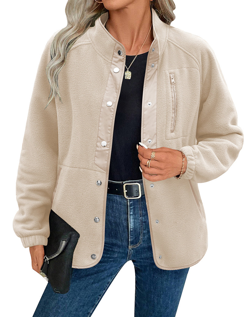 Zara | Chaqueta polar acogedora para mujer con diseño western de patrón azteca, estilo cálido y casual
