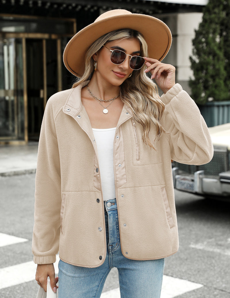 Zara | Chaqueta polar acogedora para mujer con diseño western de patrón azteca, estilo cálido y casual