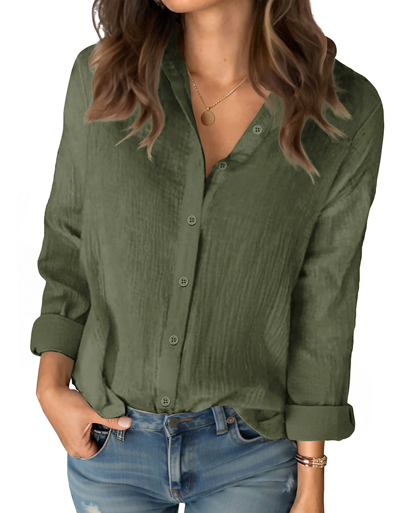 Carroll | Blusa suelta de mujer con manga larga