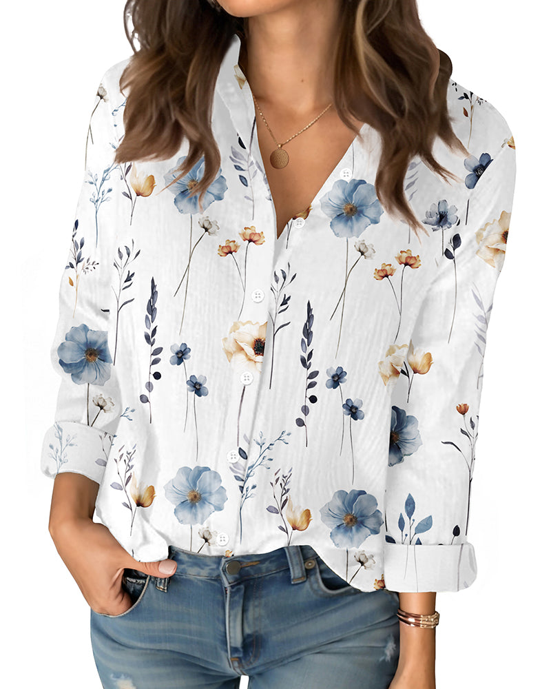 Carroll | Blusa suelta de mujer con manga larga