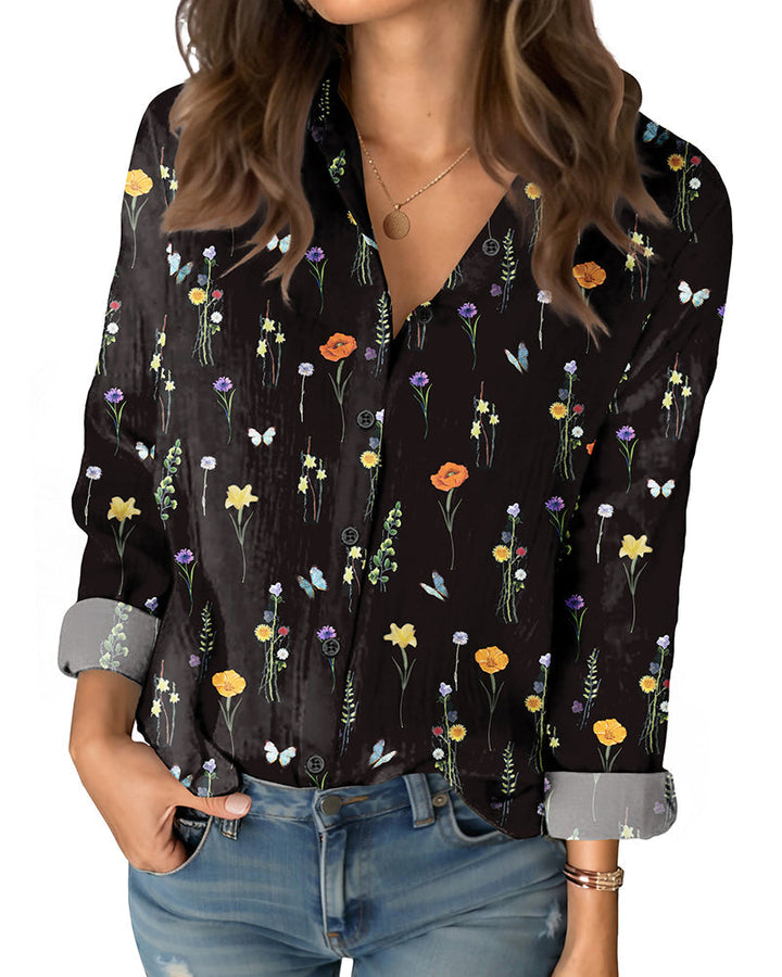 Carroll | Blusa suelta de mujer con manga larga