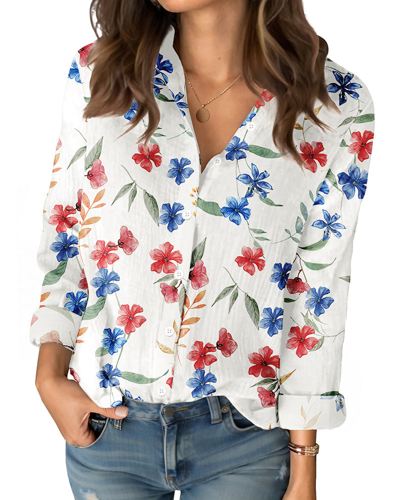 Carroll | Blusa suelta de mujer con manga larga