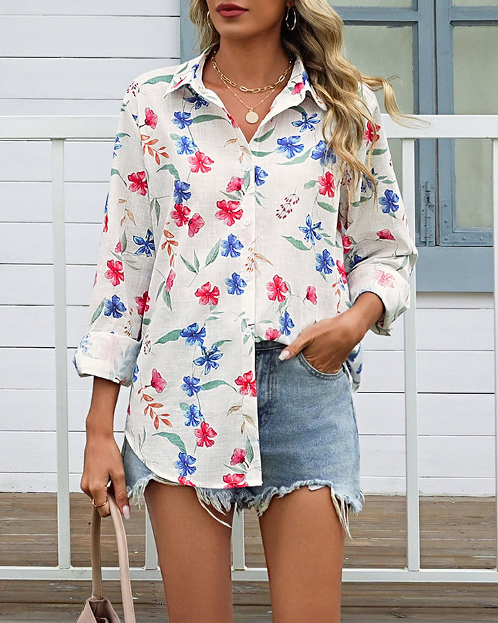 Carroll | Blusa suelta de mujer con manga larga