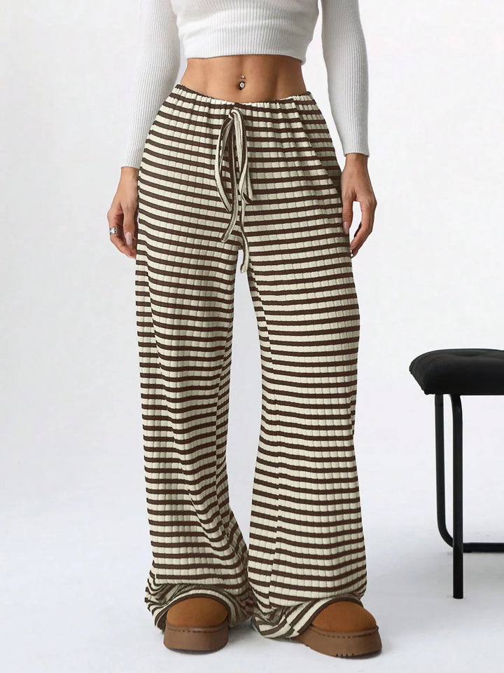 Annabelle | Pantalones de mujer de corte amplio con cintura ajustable para el día a día