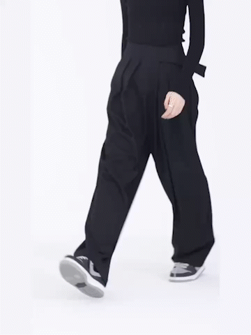 Karrie – Pantalones anchos con velcro