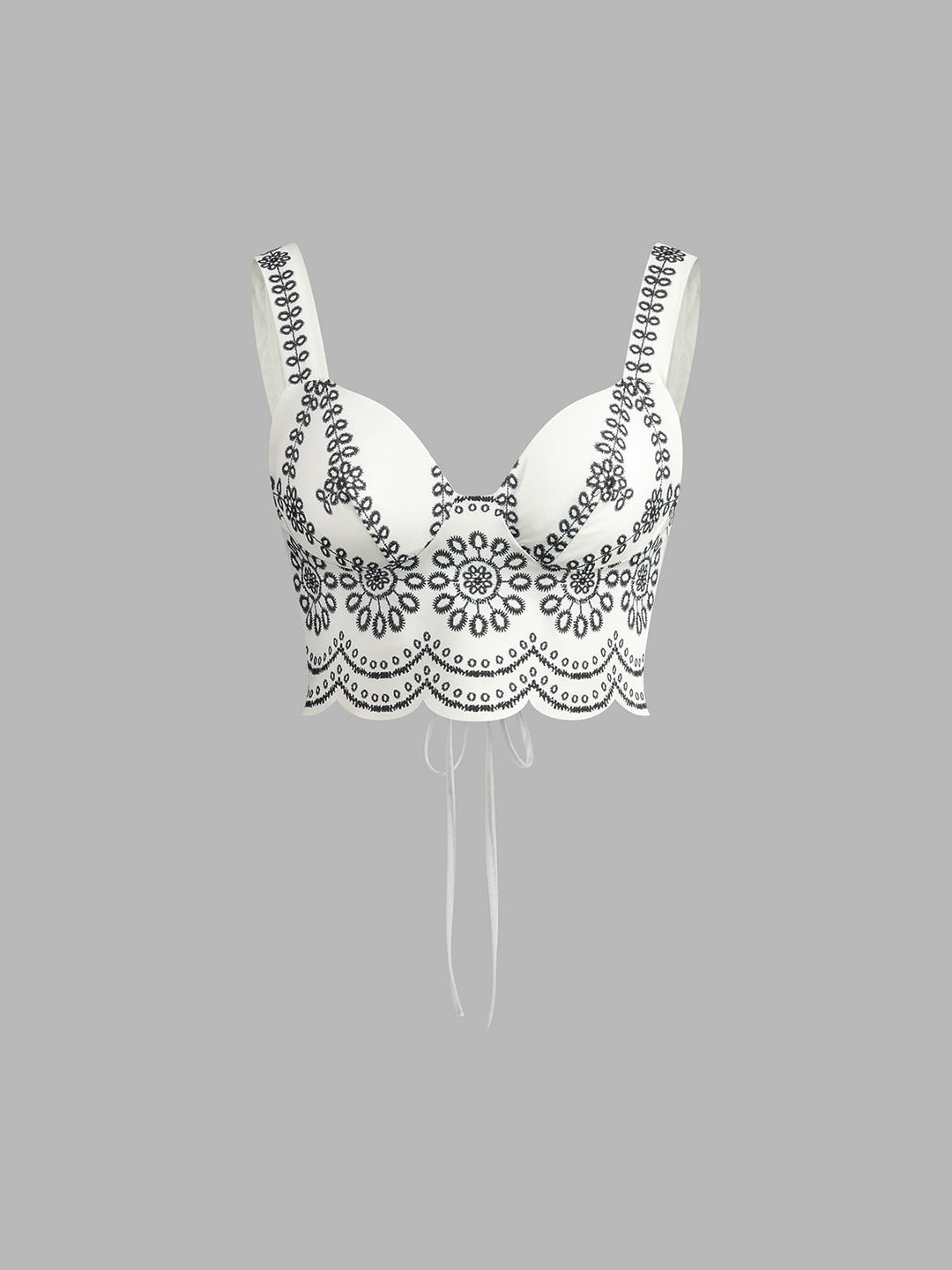 Dawn | Conjunto de mujer con falda y top sin mangas, estampado y lazo en la espalda