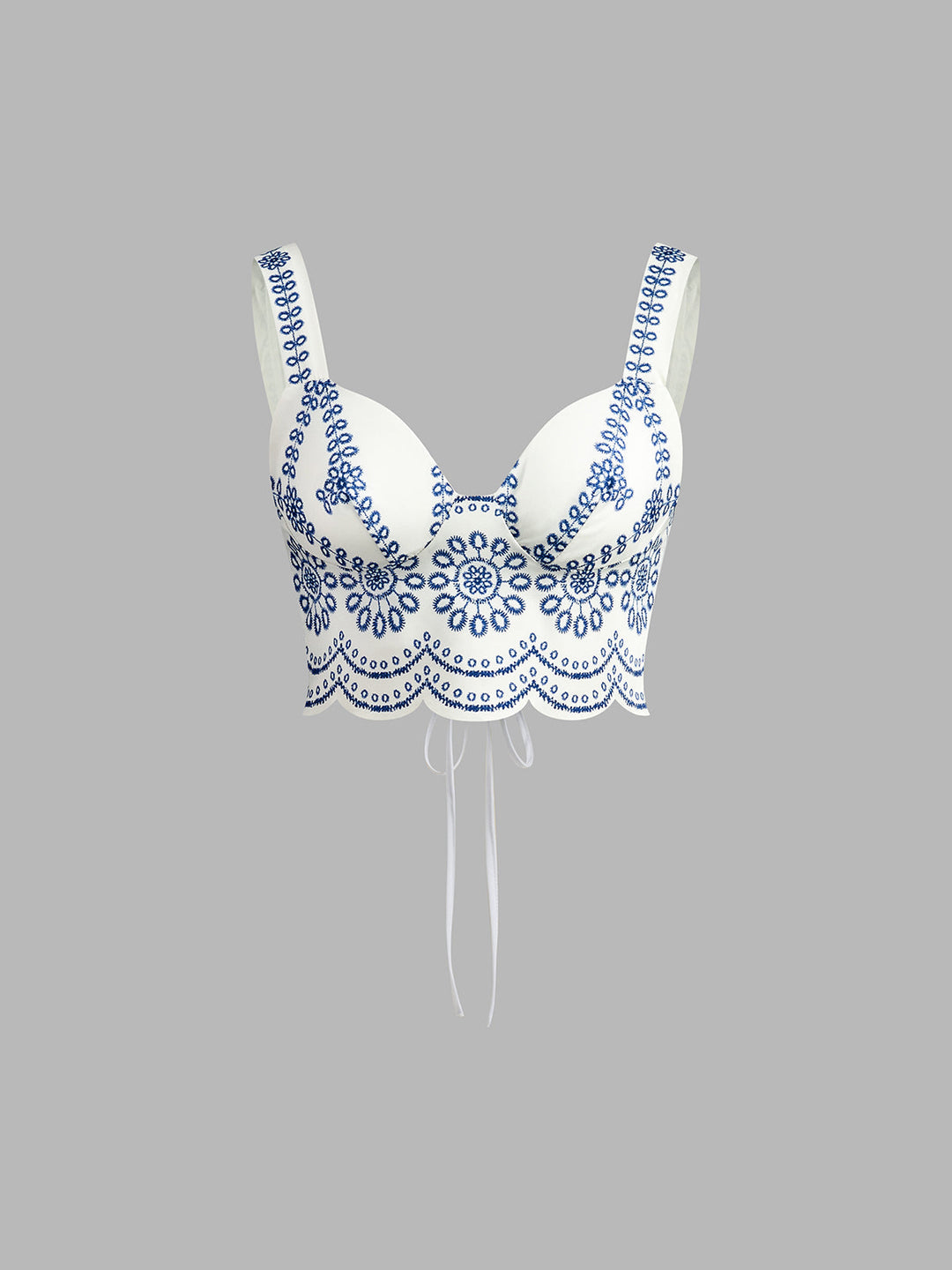 Dawn | Conjunto de mujer con falda y top sin mangas, estampado y lazo en la espalda