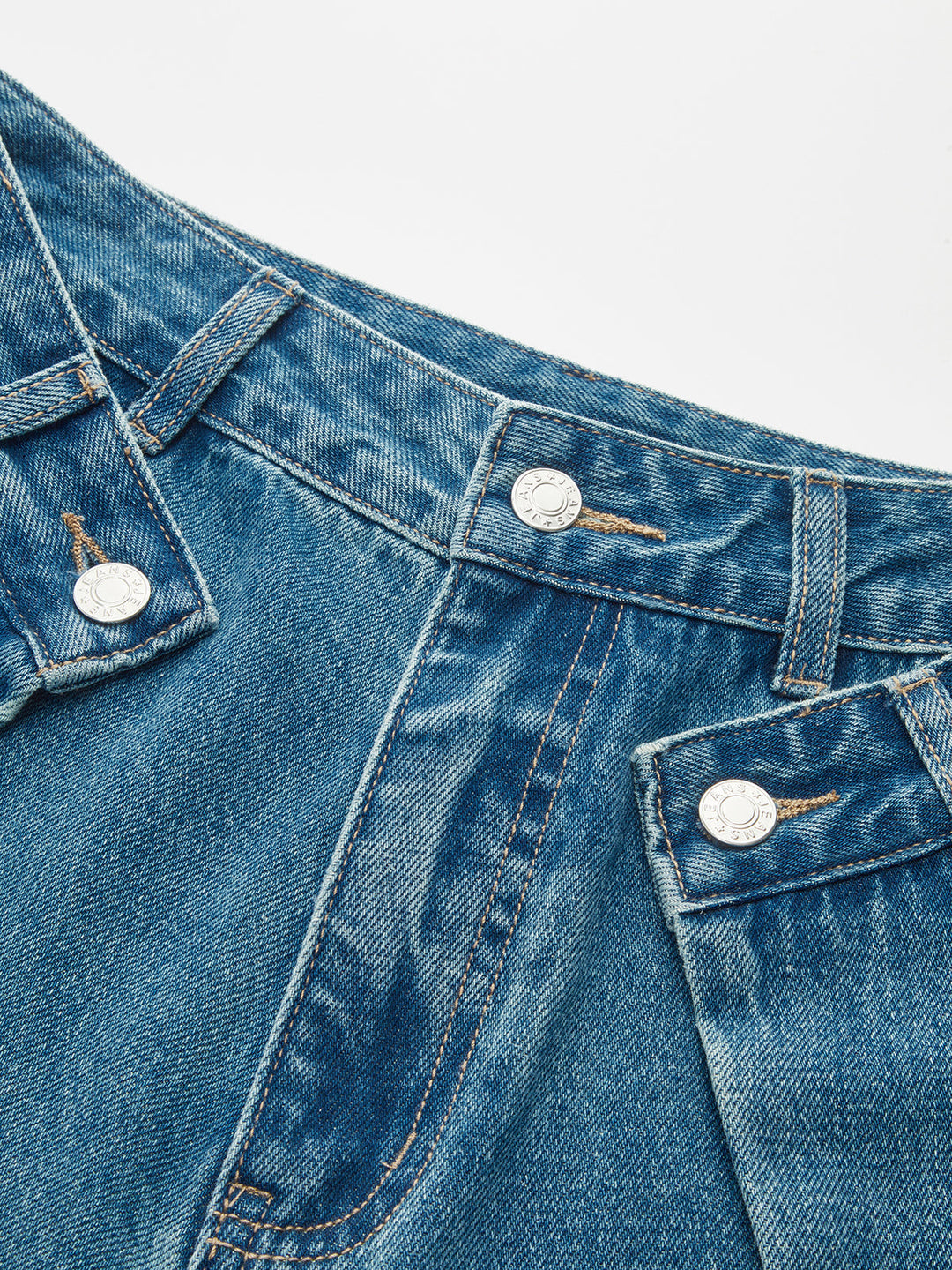 Eleanor | Jeans de mujer anchos de tiro alto y acabado deconstruido
