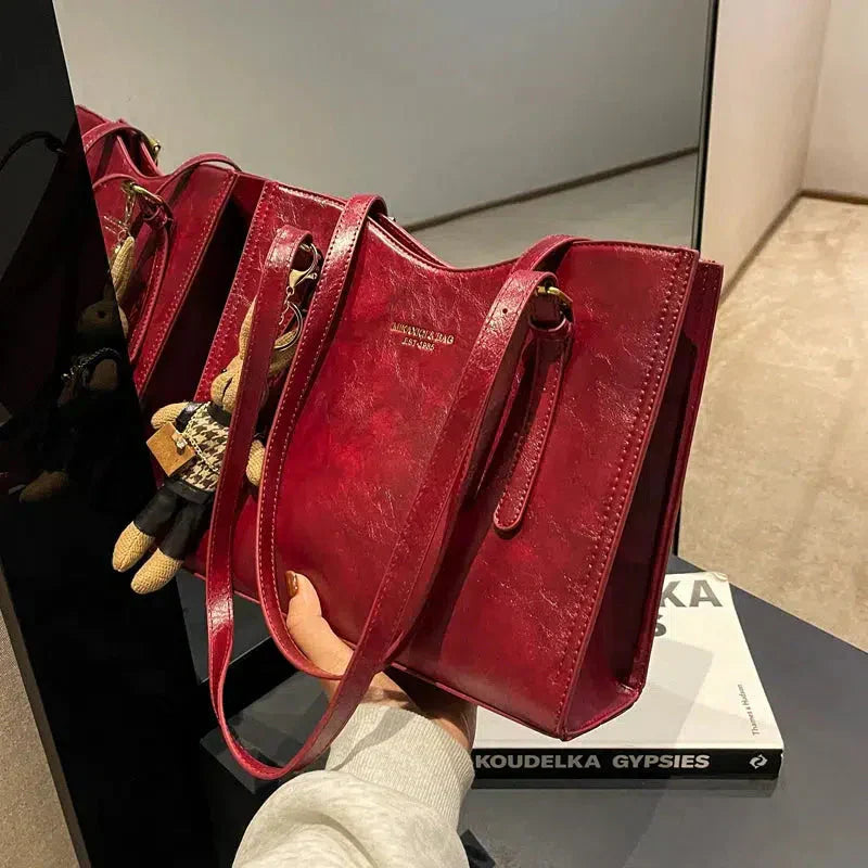 Zara | Elegante bolso de cuero + perchero para bolso gratuito