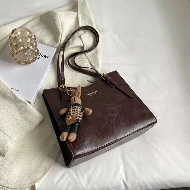 Zara | Elegante bolso de cuero + perchero para bolso gratuito