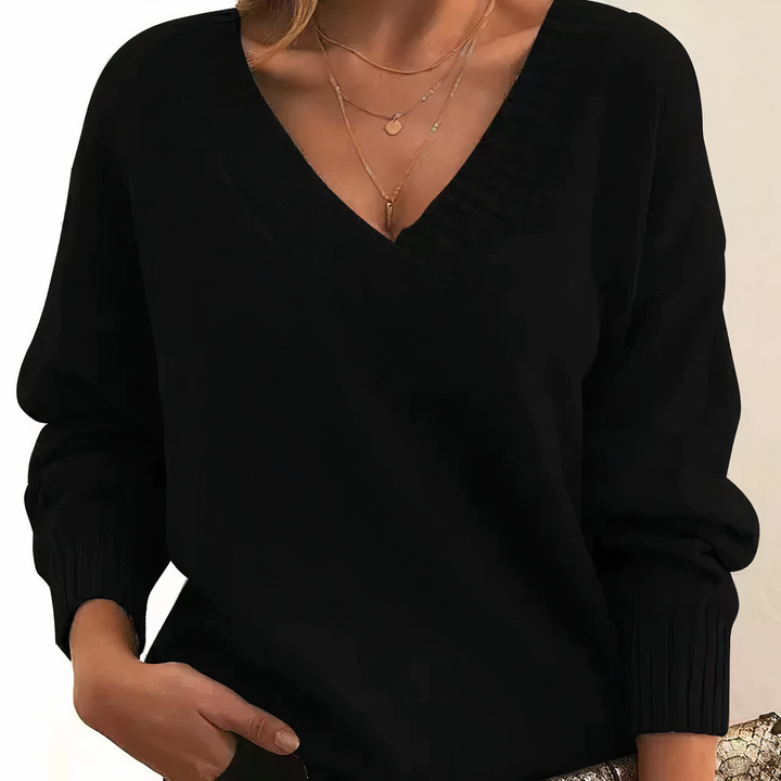 Viya | Suéter de mujer con escote en V