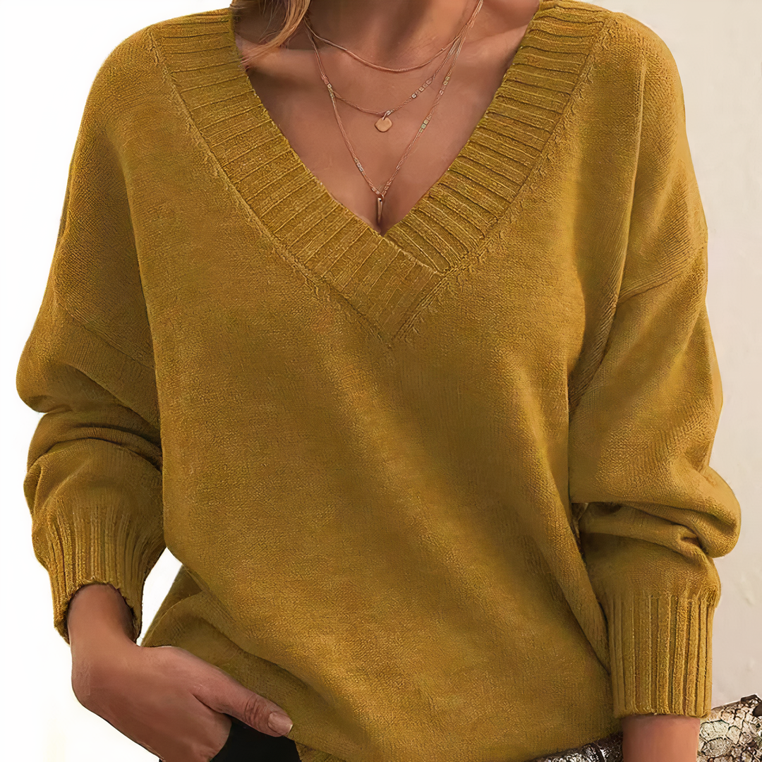 Viya | Suéter de mujer con escote en V