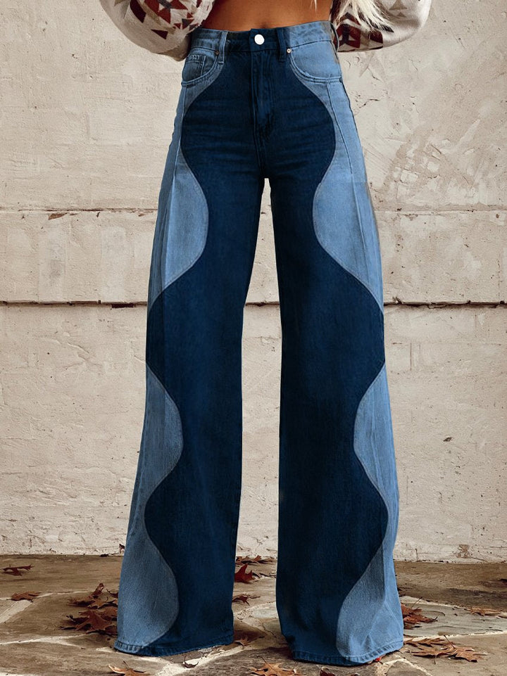 Karlee | pantalones de mujer de pierna ancha estilo vintage, acampanados y cómodos