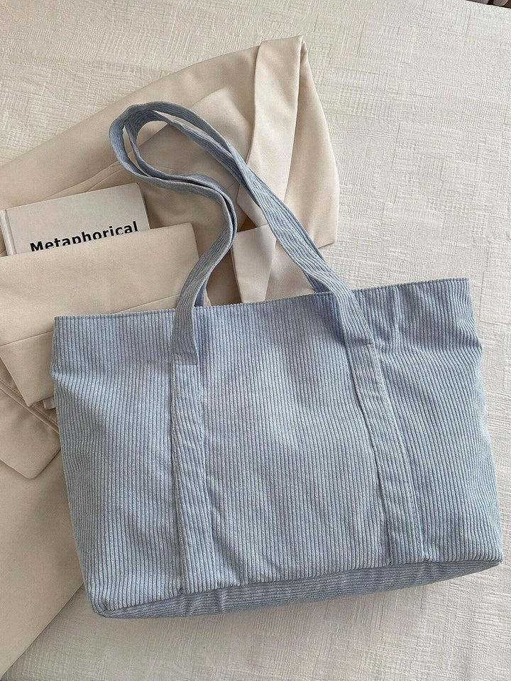 Sam | gran bolsa tote de mujer de suave pana, espaciosa y de corte relajado