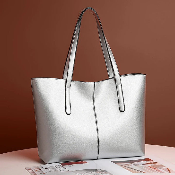 Velmira - Elegante bolso de mujer de gran capacidad, hecho de material ecológico