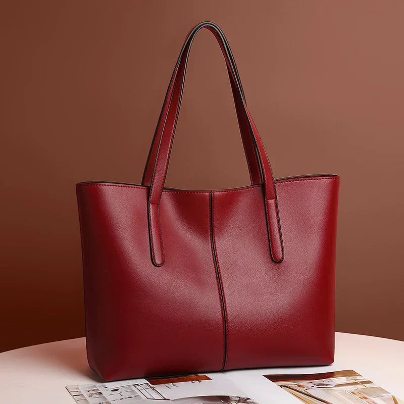 Velmira - Elegante bolso de mujer de gran capacidad, hecho de material ecológico
