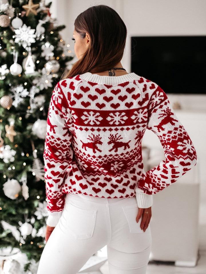 Lena | Suéter de mujer cálido de invierno SnowFlake