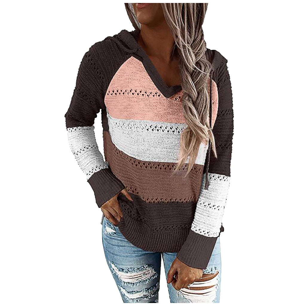Aveline - Suéter de Mujer con Capucha Estilo Boho