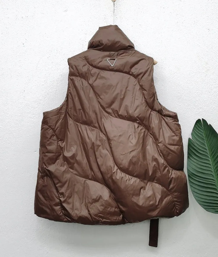 Marvella - Chaleco acolchado oversize para mujer – cálido y estiloso