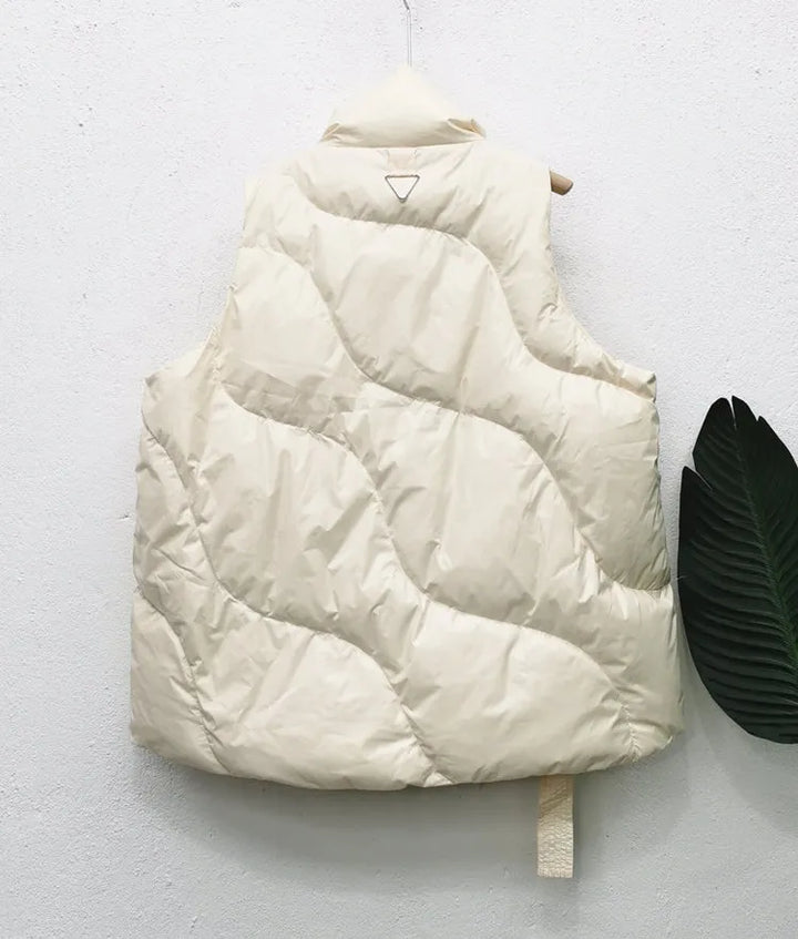 Marvella - Chaleco acolchado oversize para mujer – cálido y estiloso