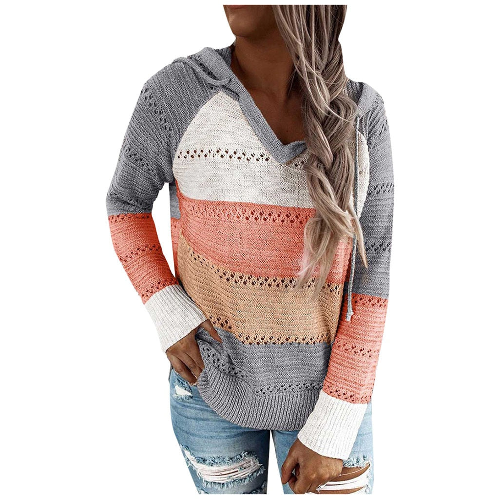 Aveline - Suéter de Mujer con Capucha Estilo Boho