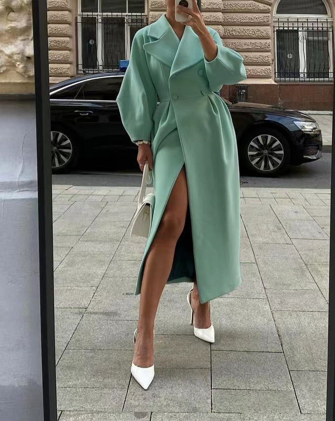Julia - Abrigo de invierno elegante de lana para mujer