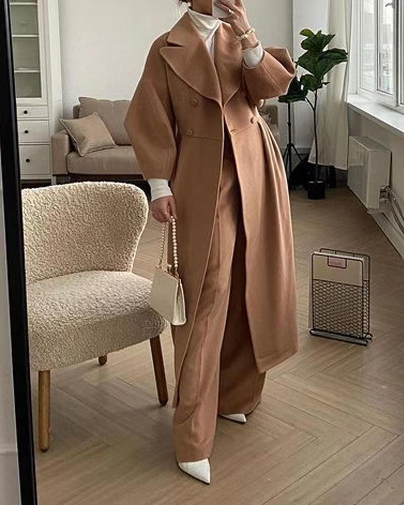 Julia - Abrigo de invierno elegante de lana para mujer