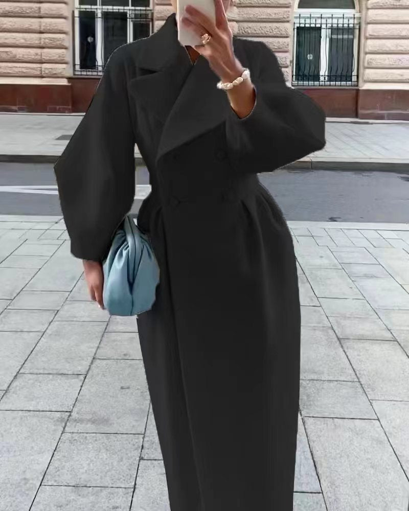 Julia - Abrigo de invierno elegante de lana para mujer