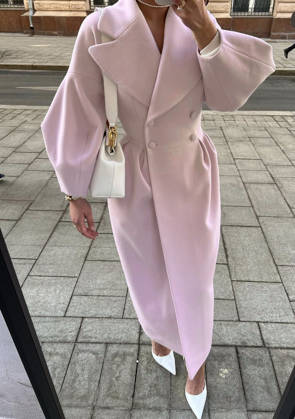 Julia - Abrigo de invierno elegante de lana para mujer