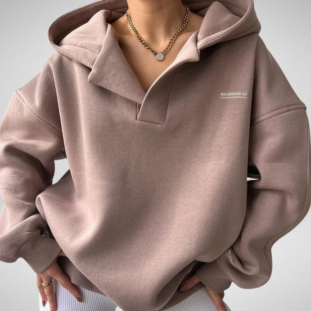 Lena | Sudadera con capucha para mujer – cómoda y estilosa para el día a día