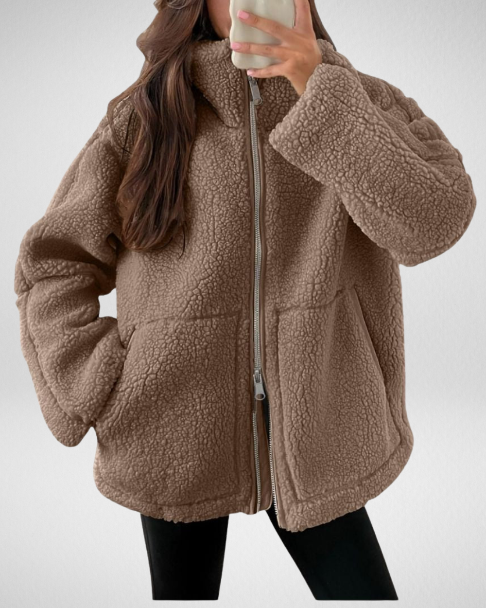 Bella | Chaqueta de mujer tipo “teddy”