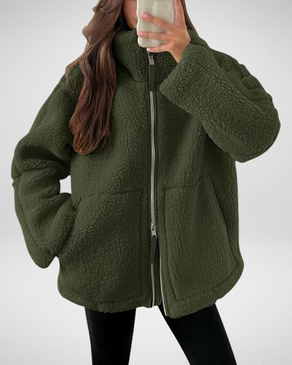Bella | Chaqueta de mujer tipo “teddy”
