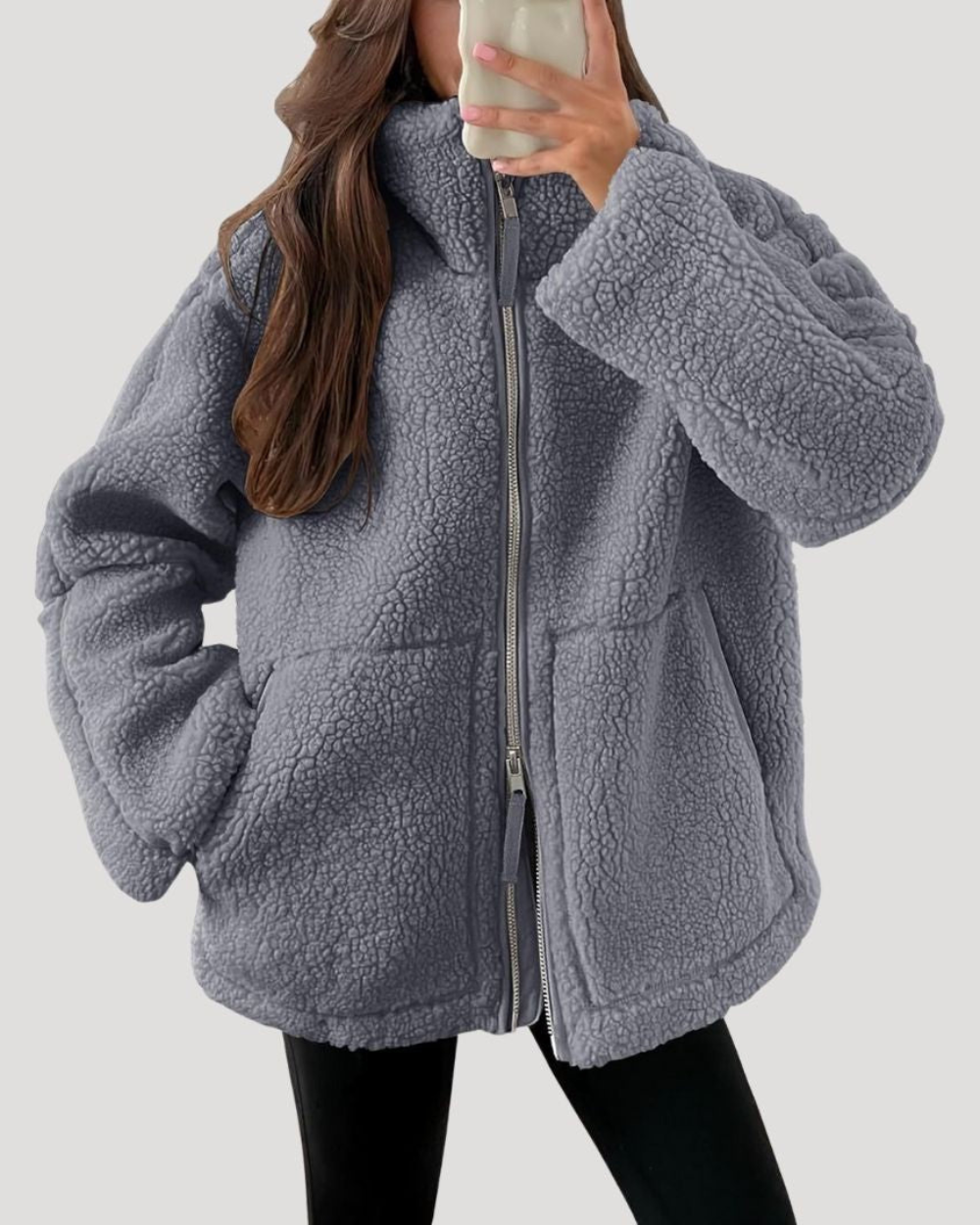 Bella | Chaqueta de mujer tipo “teddy”