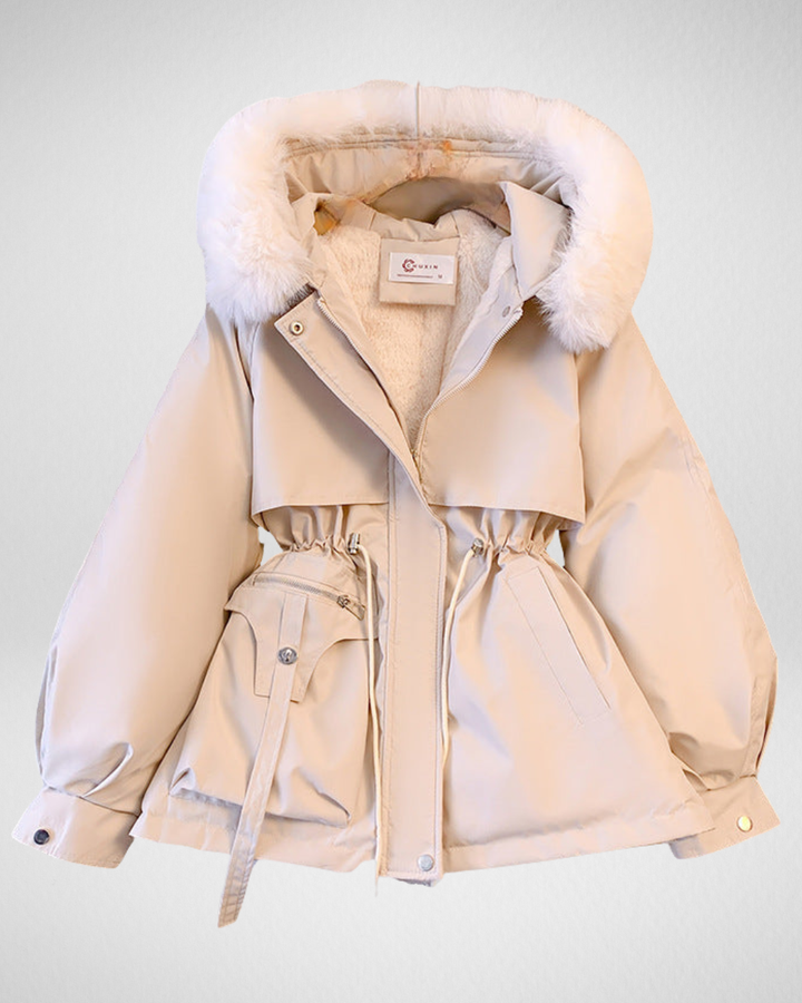 Lyra | Chaqueta de plumas para mujer con cuello desmontable