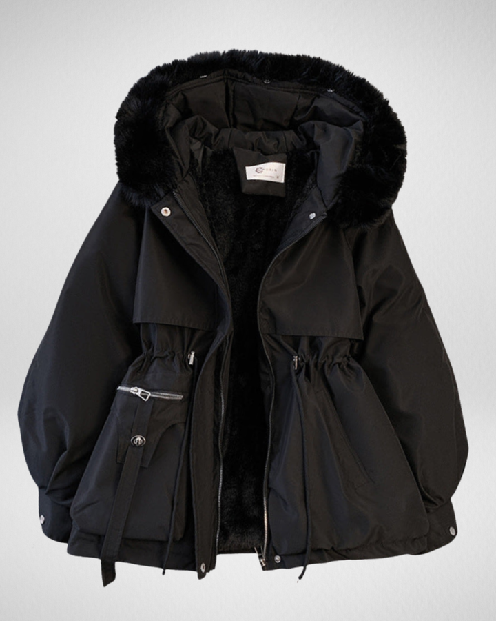 Lyra | Chaqueta de plumas para mujer con cuello desmontable