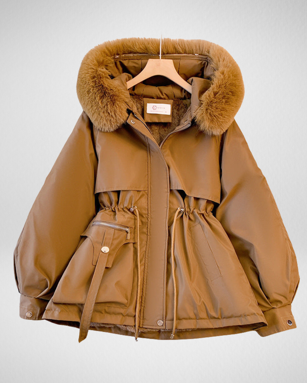 Lyra | Chaqueta de plumas para mujer con cuello desmontable