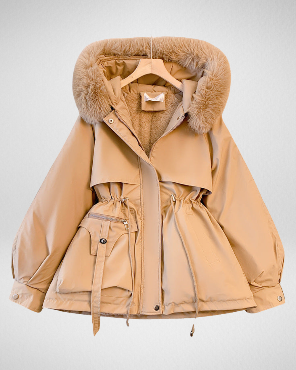 Lyra | Chaqueta de plumas para mujer con cuello desmontable
