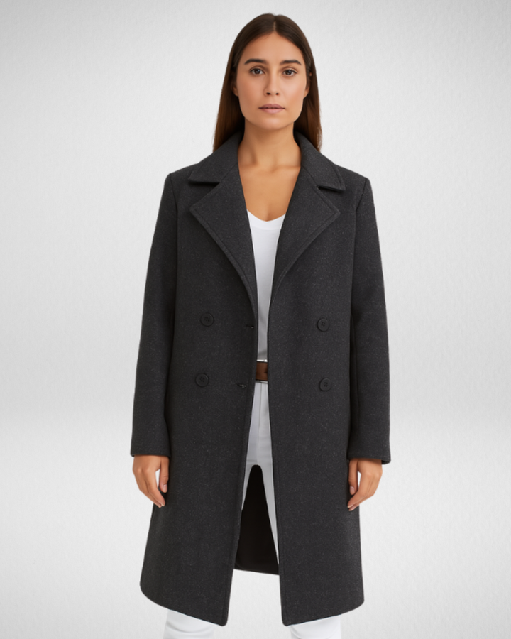 Claribel | Abrigo de fieltro para mujer – elegante y cálido en estilo clásico