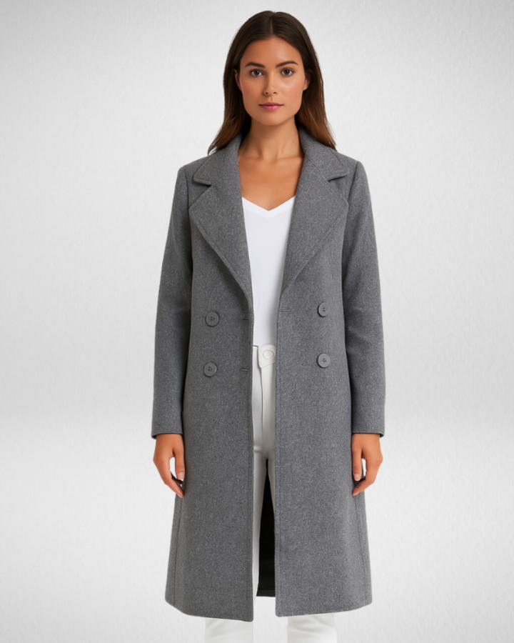 Claribel | Abrigo de fieltro para mujer – elegante y cálido en estilo clásico