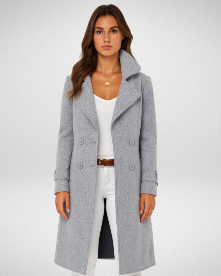 Claribel | Abrigo de fieltro para mujer – elegante y cálido en estilo clásico