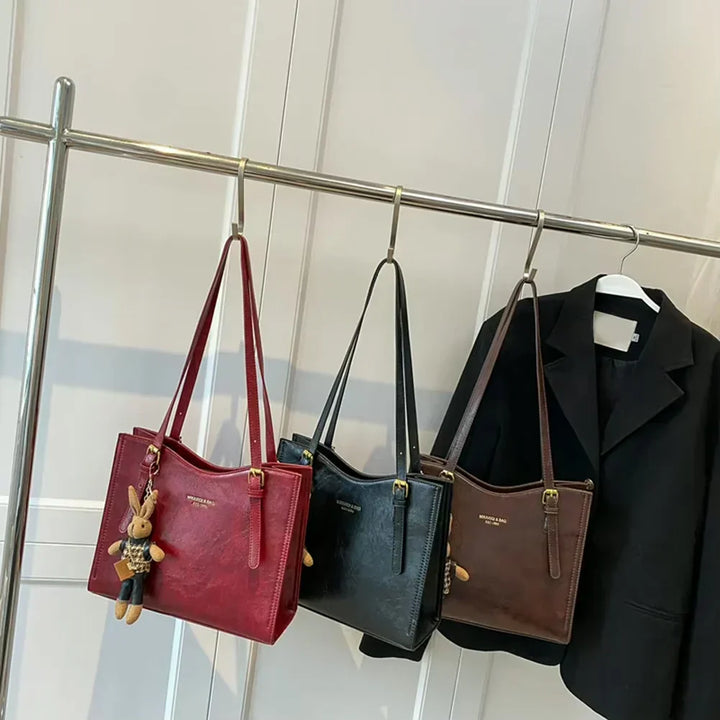 Zara | Elegante bolso de cuero + perchero para bolso gratuito