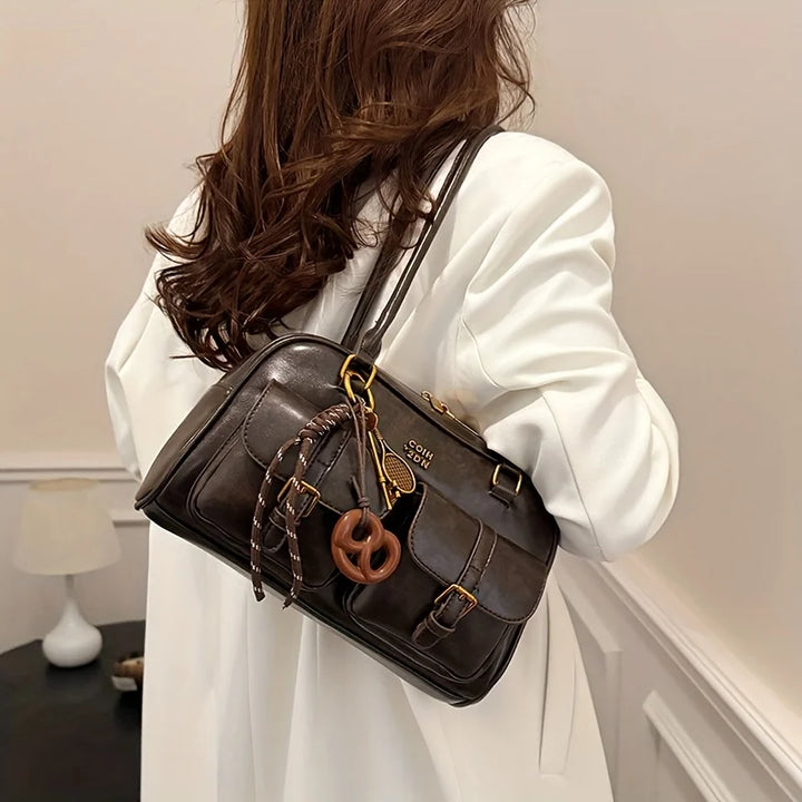 Ariel | Bolso de hombro de piel vegana, elegante y práctico